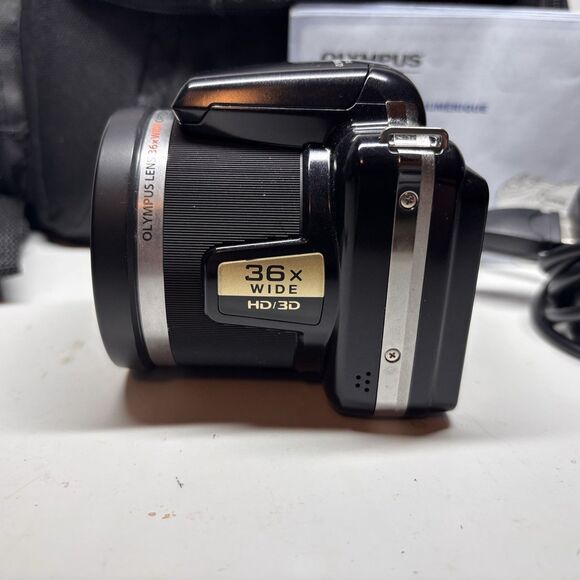 Olympus SP-810UZ 14.0MP Digital Camera - Black with 36x Optical